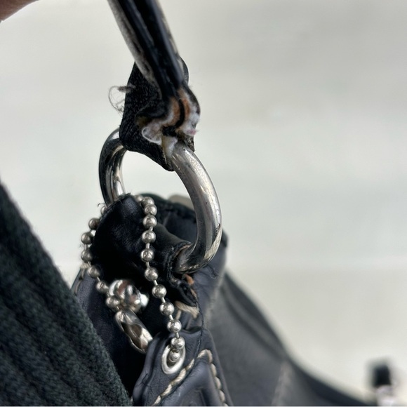 COACH PEBBLED LEATHER CROSSBODY BAG - Picture 6 of 10